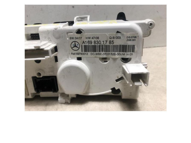 Блок управления климат-контролем 1699000900, 1699000900   Mercedes-Benz A W169