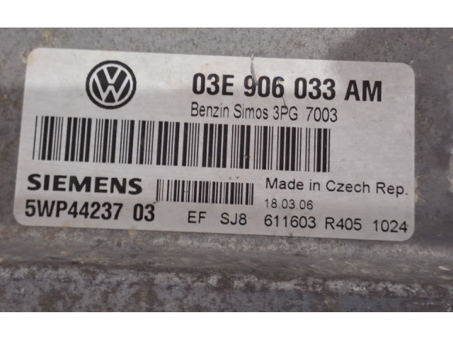 Блок управления двигателя 03E906033AM, 5WP4423703   Seat Ibiza III (6L)