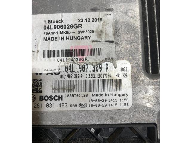 Блок управления двигателя 04L907309P, 04L906026GR Volkswagen Touran III