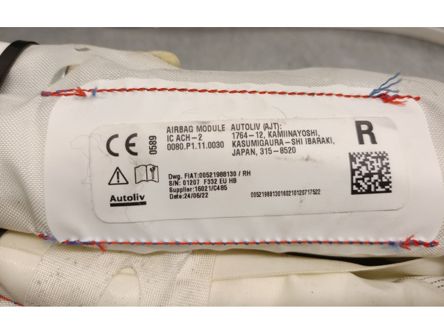 Подушка безопасности двери 00521988130, 52198813   Fiat 500X