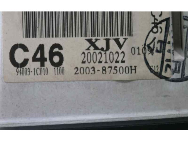 Панель приборов 940031C010, 20021022 Hyundai Getz