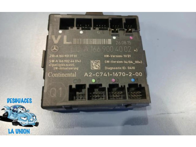 Řídící jednotka A1669004002 Mercedes-Benz GLA W156 2013