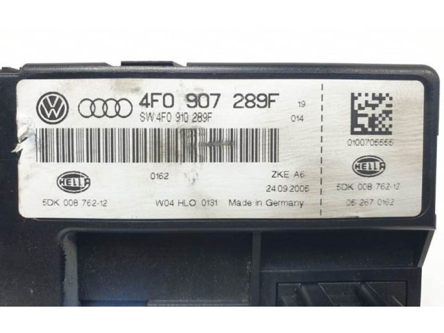 Блок комфорта 4F0907289F, 4F0910289F   Audi A6 S6 C6 4F   