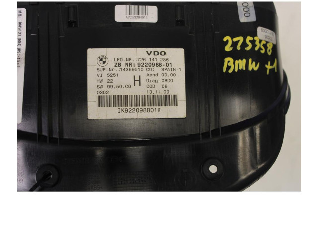 Přístrojová deska BMW X1 E84 2011