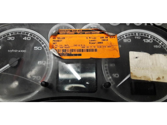 Přístrojová deska Peugeot 307 2008 9646742280