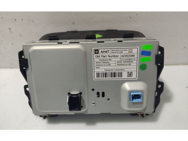 Přístrojová deska Opel Zafira C 2016 42353388, 652508805