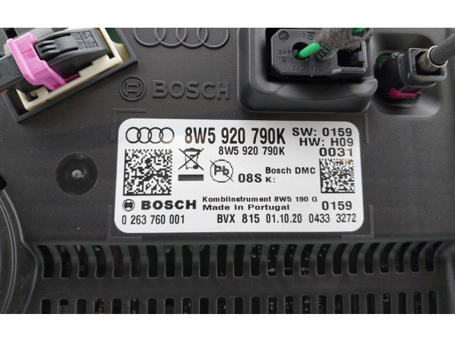 Панель приборов 80A920790J, 8W5920790K   Audi A5       