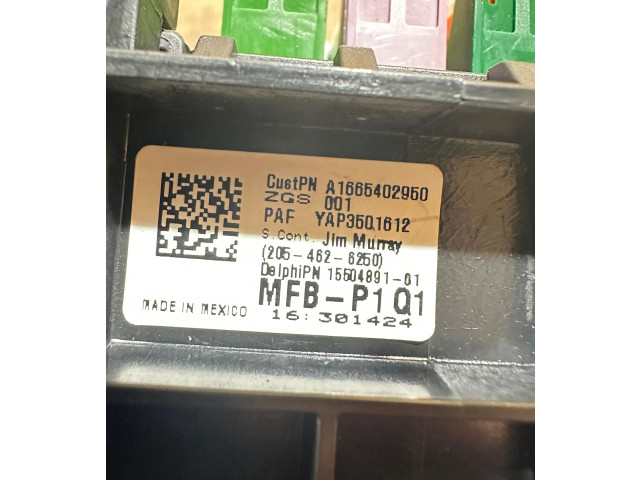 Блок предохранителей A1665402950, 15504891   Mercedes-Benz GL X166    