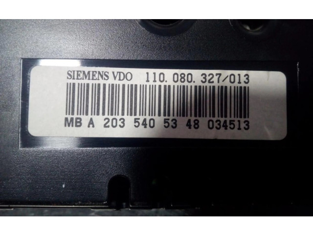 Přístrojová deska Mercedes-Benz C W203 2035405348