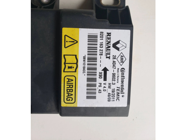 Блок подушек безопасности 8201163278, 28404796023   Dacia Logan I
