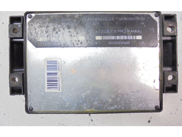 Řídící jednotka 9650359580, 9650359580   Citroen Berlingo 1999