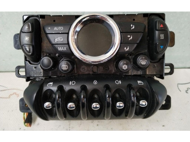 Блок управления климат-контролем 3456884, 3456884   Mini One  Cooper Coupe R56