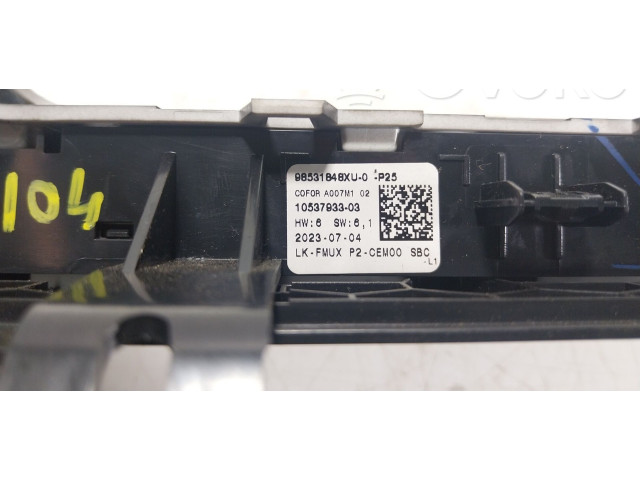 Блок управления климат-контролем 98531848XU, 98531848XU   Peugeot 2008 II