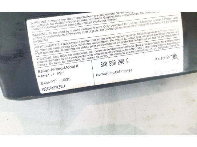 Подушка безопасности в сиденье 6x0880240g, 6X0880240G Volkswagen Lupo