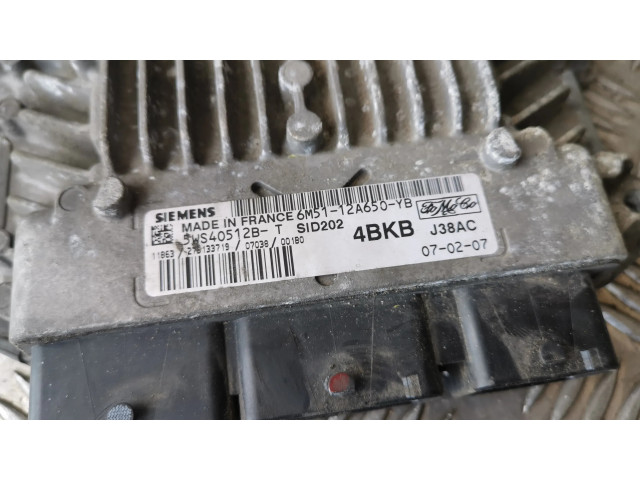 Řídící jednotka 6M5112A650YB, 5WS40512BT Ford Focus 2007