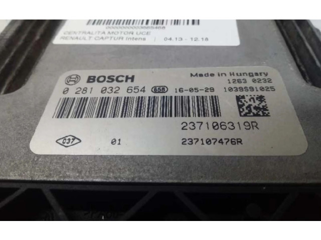 Řídící jednotka 0281032654 Renault Captur 2016