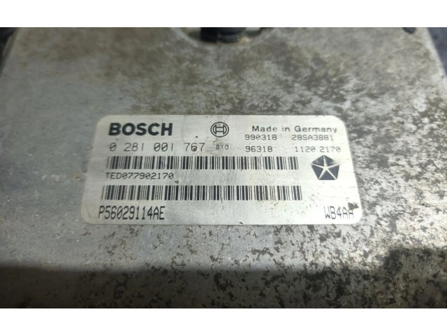 Блок управления двигателем Блок управления P56029114AE Jeep Grand Cherokee (WJ)