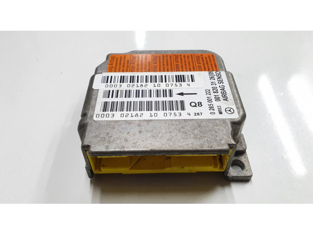 Блок подушек безопасности 0285001222, 001820312609   Mercedes-Benz A W168