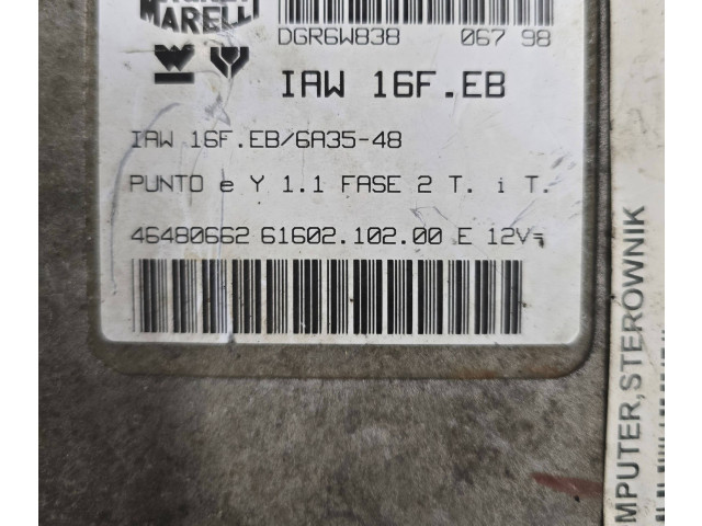 Řídící jednotka 46480662, IAW16FEB Fiat Punto Evo 1997