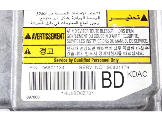 Блок подушек безопасности 96801174   Chevrolet Matiz