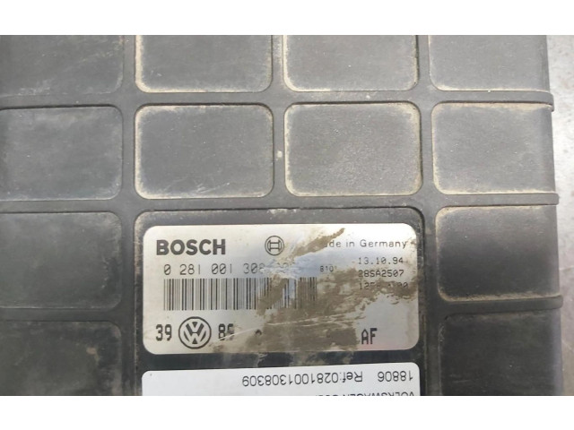 Блок управления двигателя 0281001308309 Volkswagen Golf III