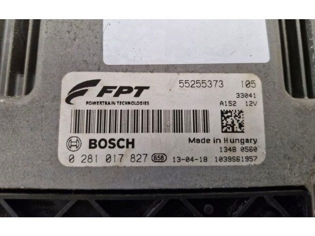Блок управления двигателя 55255373   Fiat 500L