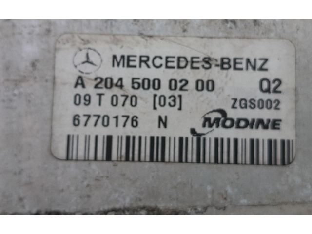 Интеркулер  A2045000200, 176712   Mercedes-Benz GLK (X204) 