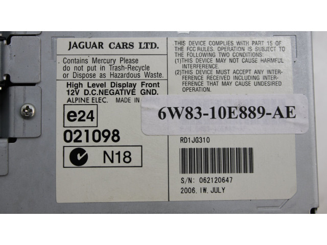 Дисплей 6W8310E889AE Jaguar XK - XKR