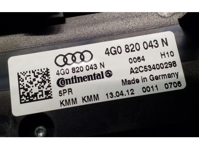Блок управления климат-контролем 4G0820043N   Audi A6 S6 C7 4G