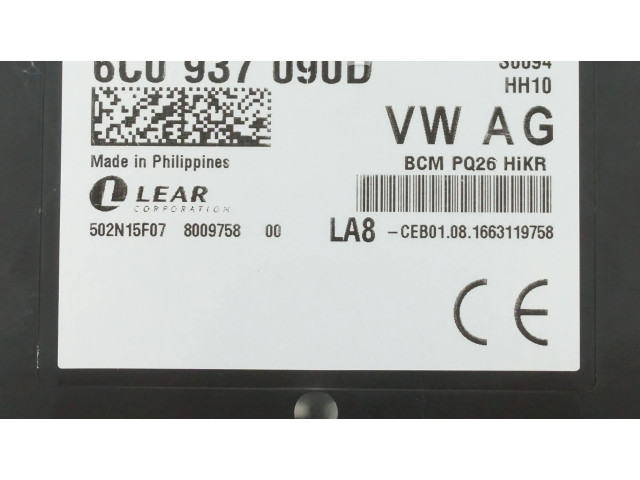 Блок комфорта 6C0937090D   Skoda Fabia Mk3 (NJ)   