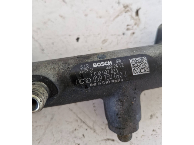 Топливная рампа 059130090J   Audi A6 S6 C6 4F   для двигателя BMK