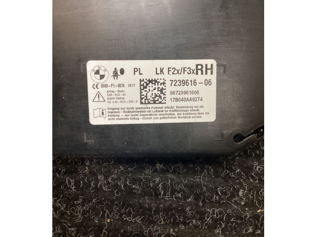 Подушка безопасности в сиденье 7239616, 86723961606   BMW 4 F36 Gran coupe