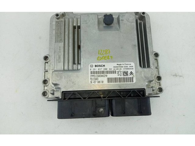 Блок управления двигателя 9845780880, 0281037200   Peugeot Expert