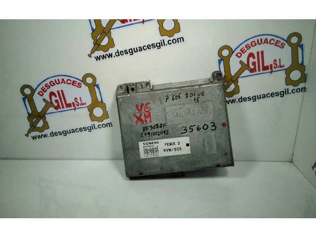 Блок управления двигателя S101700111D, 35603 Citroen XM