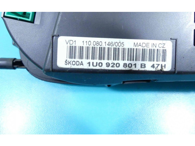 Панель приборов 1U0920801B, IMPRK1310884   Skoda Octavia Mk1 (1U)       