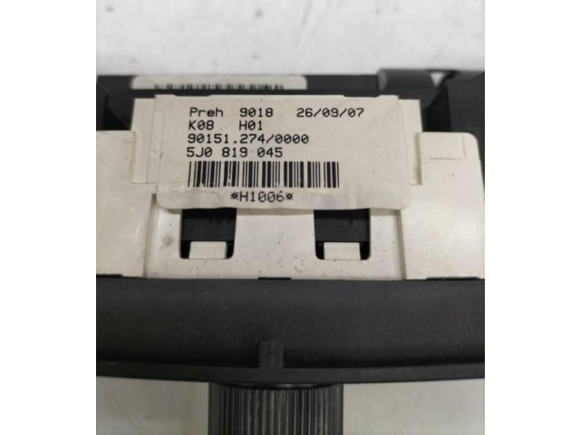 Блок управления климат-контролем 5J08190459B9 Skoda Fabia Mk2 (5J)