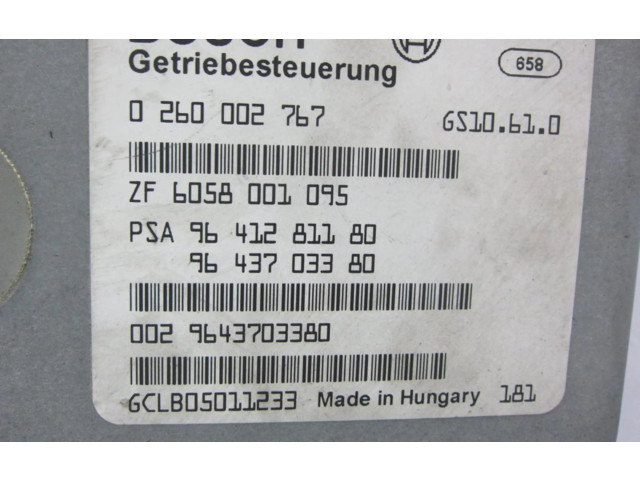 Блок управления коробкой передач 0260002767, 0260002767   Citroen C5