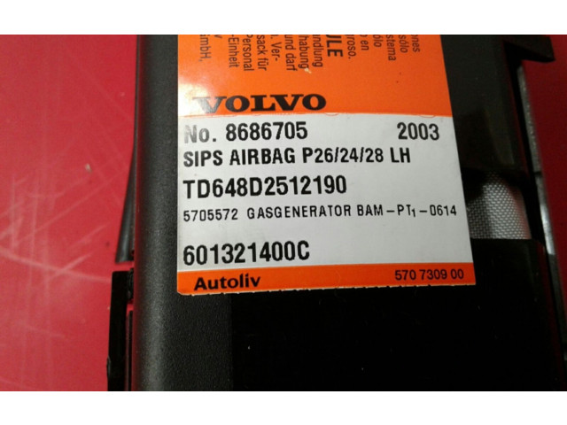 Подушка безопасности в сиденье 8686705, 601321400C Volvo S60