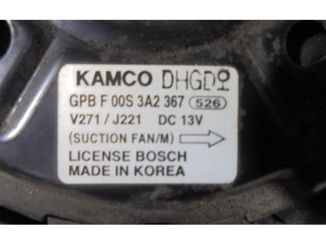 Вентилятор радиатора     96436110, F00S3A2367    Chevrolet Nubira 