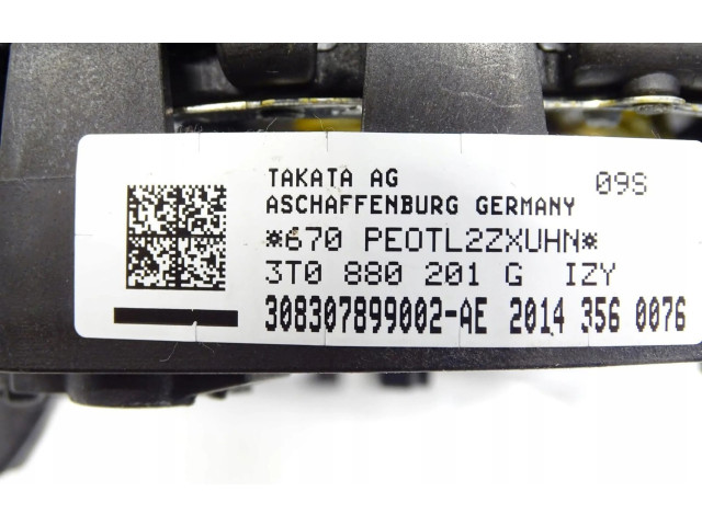 Подушка безопасности водителя 3T0880201G Skoda Yeti (5L)