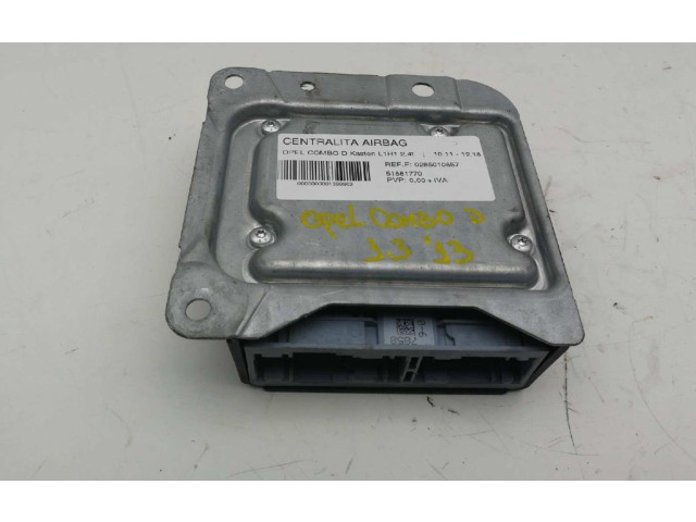Блок подушек безопасности 0285010857   Opel Combo D