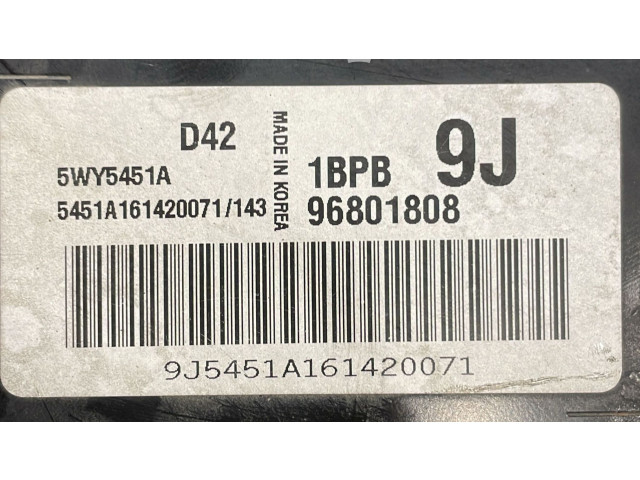 Комплект блоков управления 96801808, 96801808   Chevrolet Matiz