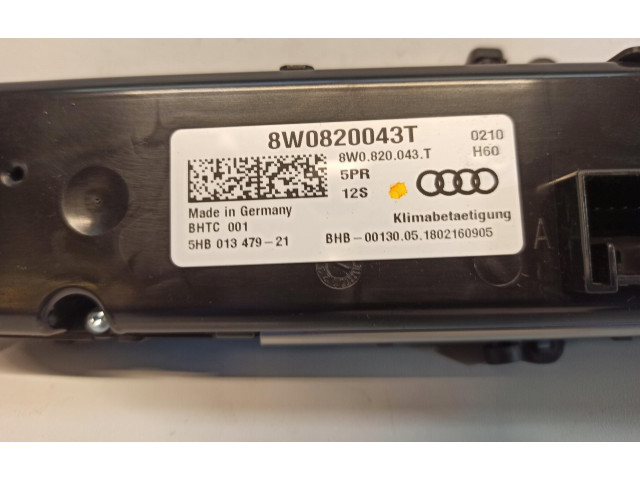 Блок управления климат-контролем 8W0820043T Audi A5