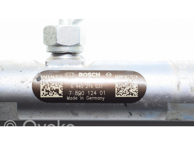 Vstřikovací lišta 0445216031, 7800124 BMW 5 F10 F11 pro naftový motor 3.0 F11 530d 190kw N57D30A 530 d