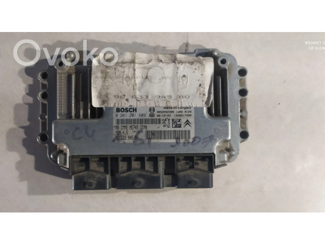 Блок управления двигателя 0261201609 Citroen C4 I