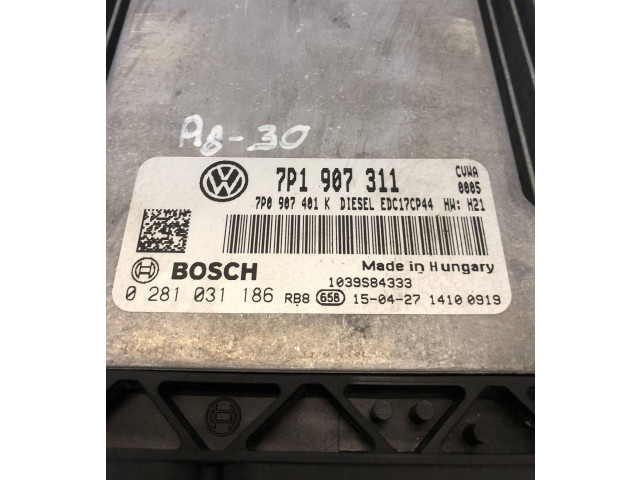 Řídící jednotka 7P1907311, 0281031186 Volkswagen Touareg II 2015