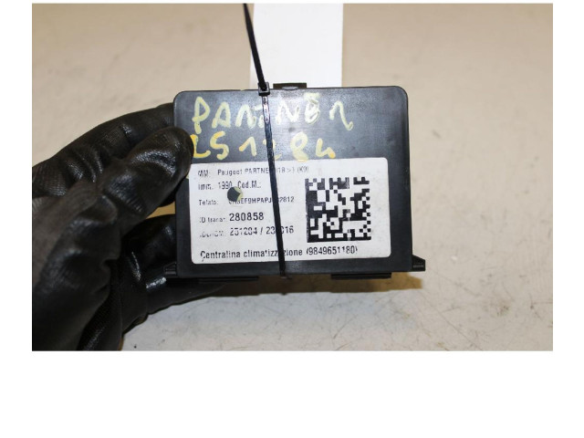 Блок управления кондиционером 9849651180    Peugeot Partner III  9H06 