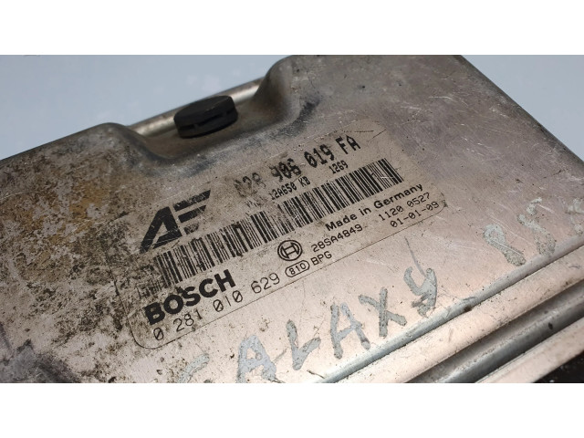 Блок управления двигателя 0281010629 Ford Galaxy