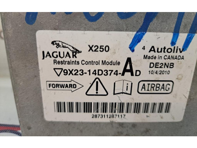Блок подушек безопасности 9X23-14D374-AD, 9X23-14D374-AD Jaguar XF X250