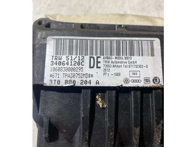 Подушка безопасности пассажира 3T0880204A, 1060830000295 Skoda Yeti (5L)